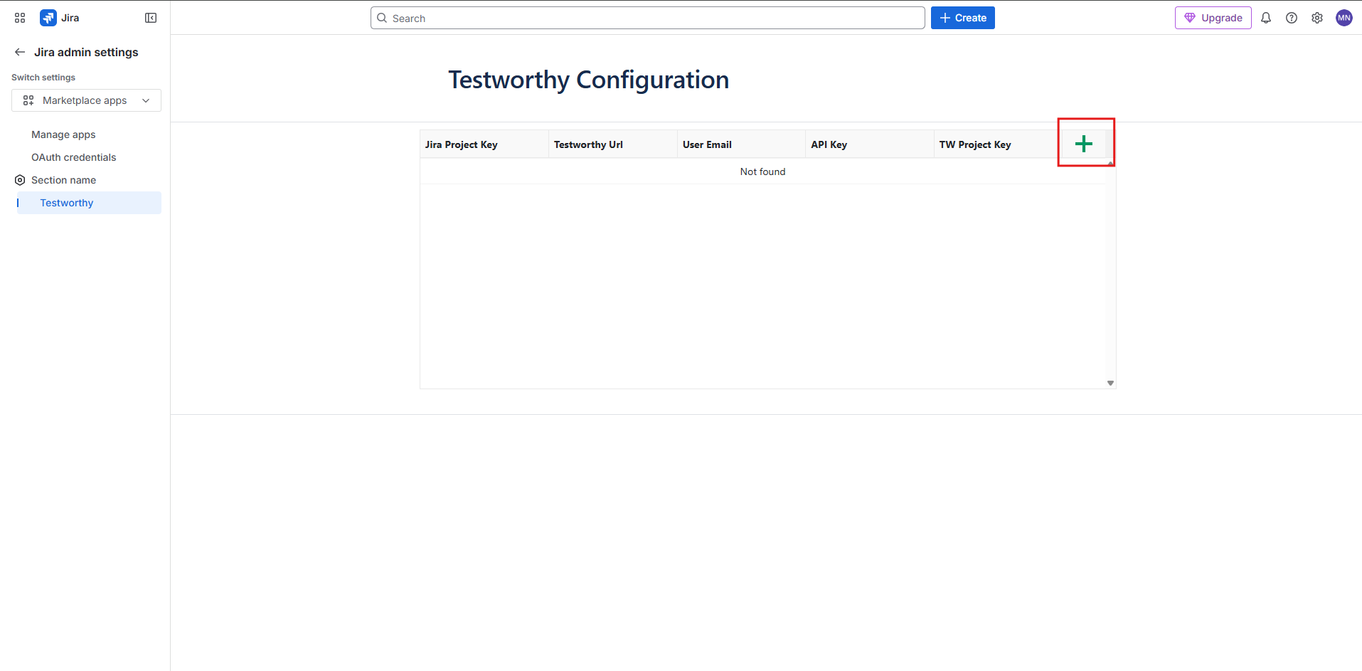 TW App Configuration Dashboard